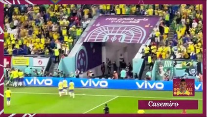 Single Goal Brazil beat Switzerland  1-0  (Casemiro) Qatar 2022