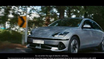 La Hyundai Ioniq 6 affiche un coefficient de traînée faible de 0,21