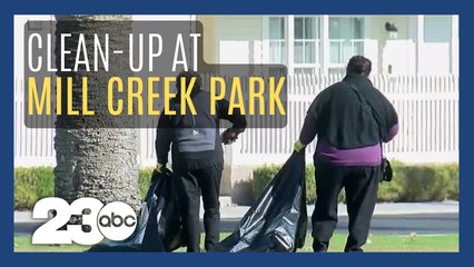 Clean up campaign at Mill Creek Park