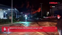 Adana'da kimya fabrikasında yangın