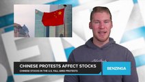 Chinese Protests Affect Stocks