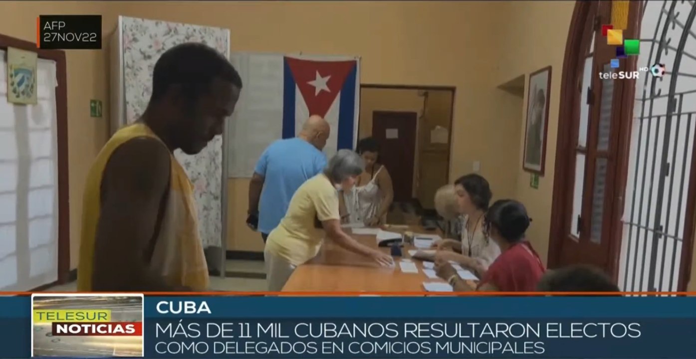 teleSUR Noticias 15:30 28-11: Más de 11 mil cubanos resultaron electos para asambleas municipales