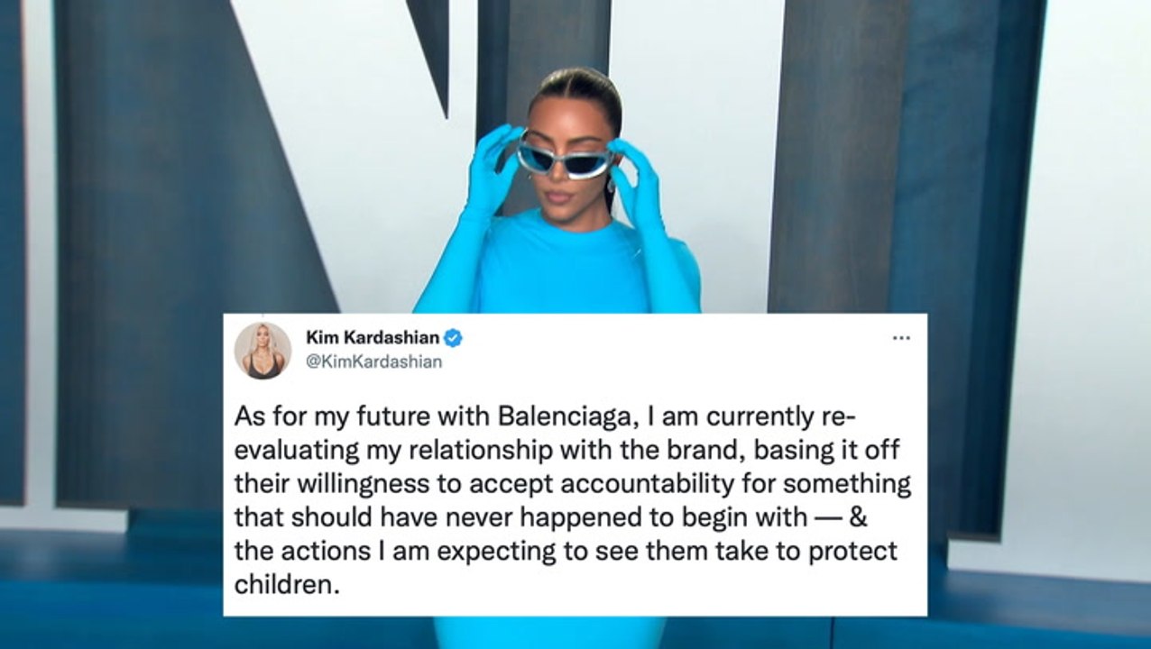 Kim Kardashian Says She’s ‘Re-Evaluating’ Relationship With Balenciaga After Scandal