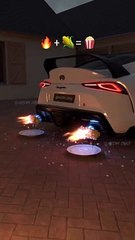 Explosive Sport Car Fire: Watch the Loud Sound in Action 🚗🔥