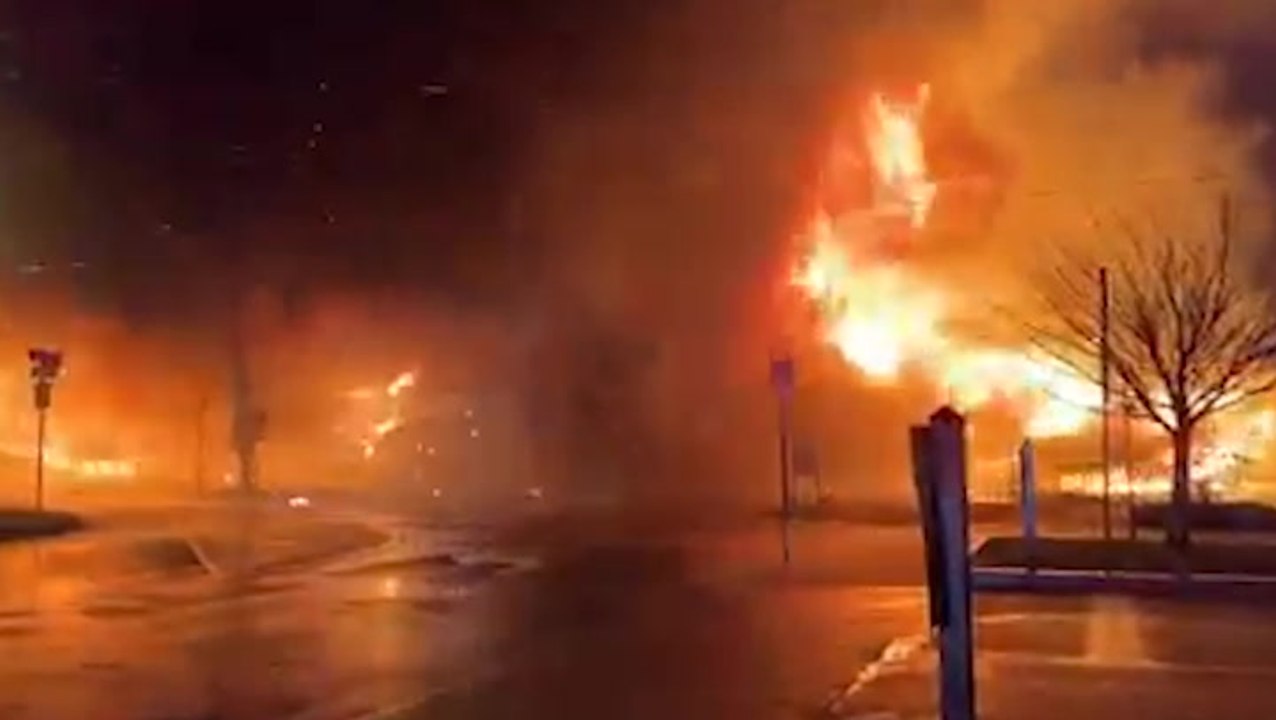 Raging fire engulfs Mystic marina as firefighters tackle flames