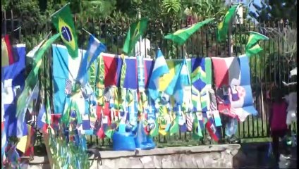 Imaj kèk baz nan kapital la avan match Brezil vs Suisse la lendi 28 novanm nan.