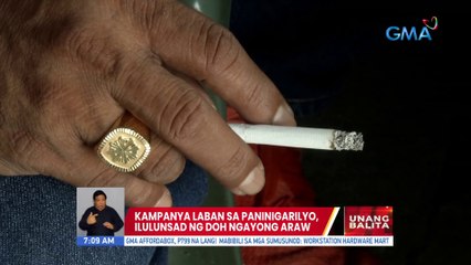 Kampanya laban sa paninigarilyo, ilulunsad ng DOH ngayong araw | UB