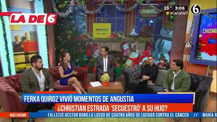 "Yo nunca le quitaría a su hijo": Christian Estrada previo a ser acusado de secuestro por Ferka