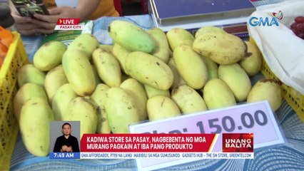 Kadiwa Store sa Pasay, nagbebenta ng mga murang pagkain at iba pang produkto | UB