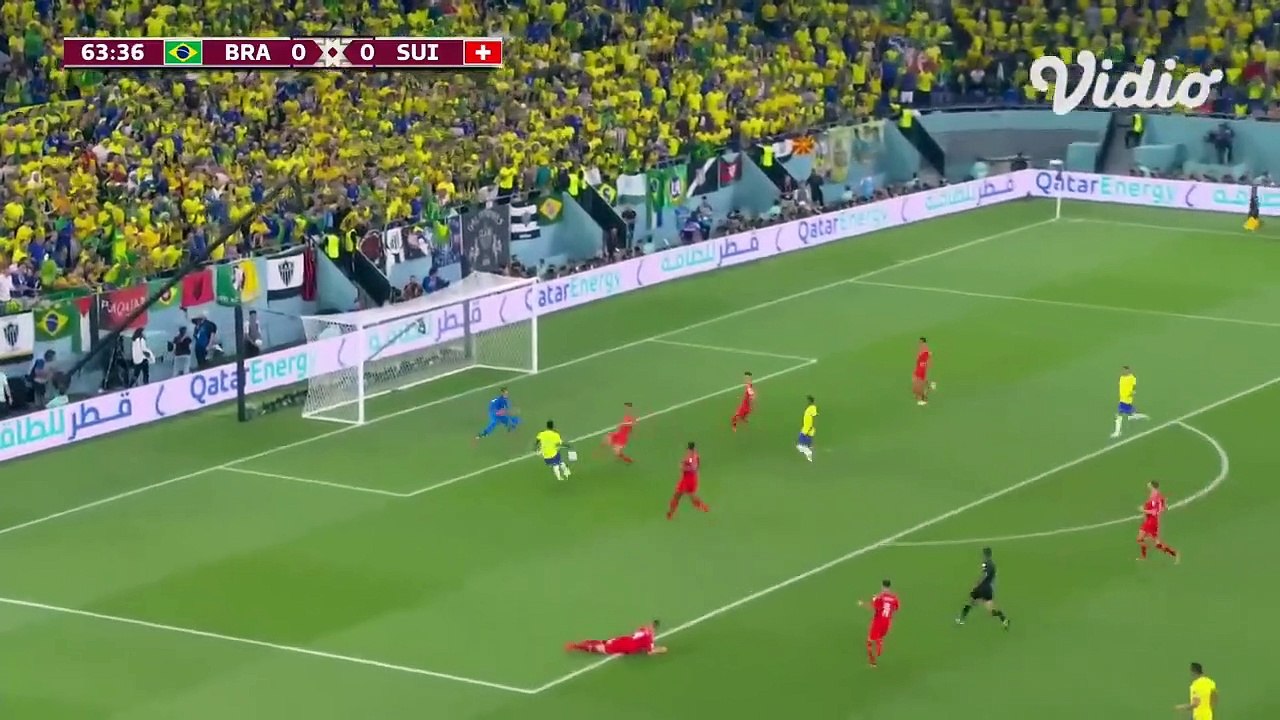 Brazil 1 vs 0 Switzerland in Group G - 2022 FIF...