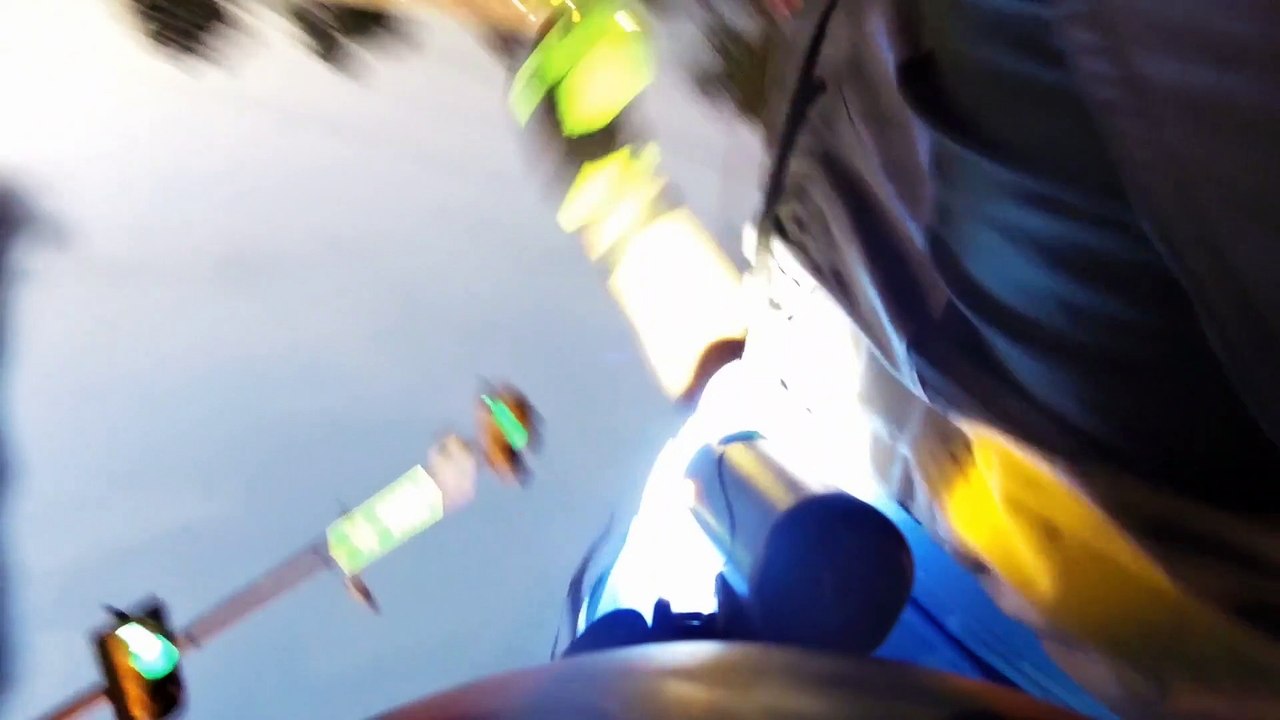 Red Light Runner Hits Motorcyclist
