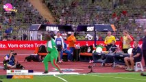 Auriol DONGMO Performance During The Women's Shot Put Final at Munich 2022