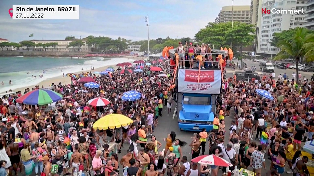Nach 2 Jahren Pause: Gay Pride wieder an der Copacabana