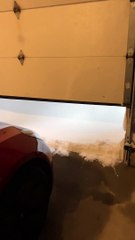 Massive Snow Storm Buries Driveway