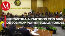 INE prevé multar a partidos por 903 mdp por irregularidades en 2021; Morena pagaría la mitad