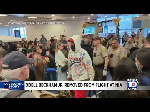 Passenger speaks to Local 10 after NFL star Odell Beckham Jr escorted