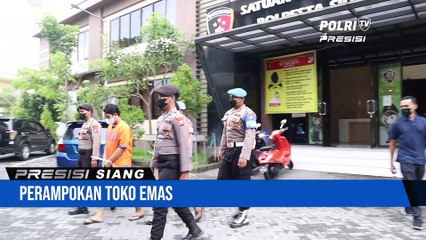 Polres Jember Menangkap Pelaku Perampokan Toko Emas