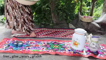 Breakfast with local dairy products and fresh tandoori bread