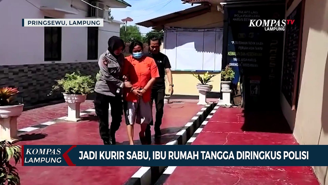 Seorang Ibu Rumah Tangga Di Kabupaten Pringsewu Lampung Diringkus Polisi