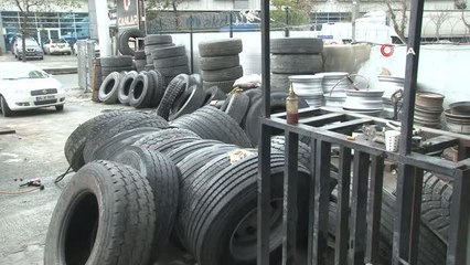 Kış lastiği uygulamasının başlamasına günler kala lastikçilerde yoğunluk oluştu