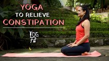 3 Easy Yoga Poses To Relieve Constipation | Beginner Yoga For Constipation Relief | YogFit