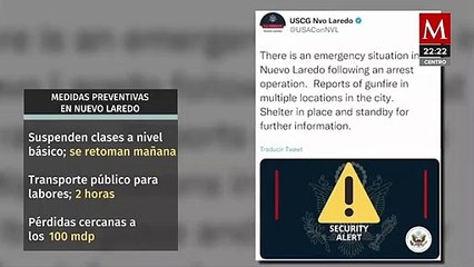 Restablecen servicio de transporte público en Nuevo Laredo tras balacera