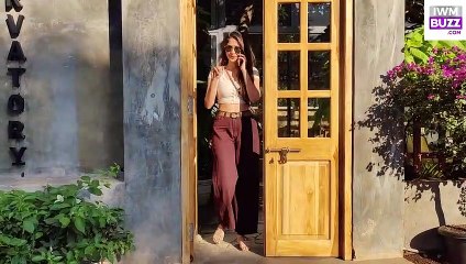 Malvika Raaj Going To The Conservatory Spotted At Juhu