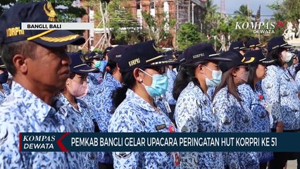 Peringatan HUT KORPRI Ke 51 Di Bangli