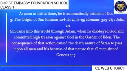 Foundation School - Class 1