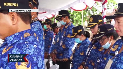 HUT Ke- 51 KORPRI Di Klungkung, Momentum Tingkatkan Kinerja Pelayanan Publik