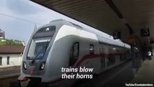 The purpose of train horns
