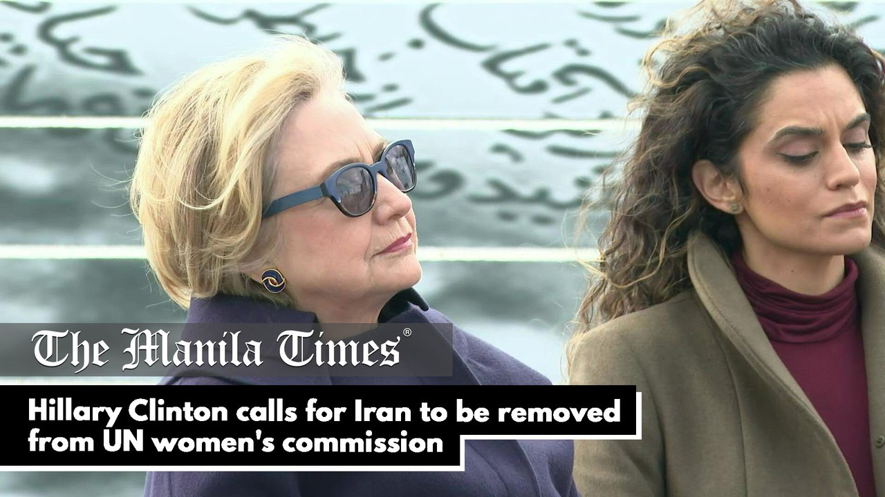 Hillary Clinton calls for Iran to be removed from UN women's commission
