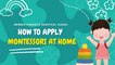 Newbie Parents Survival Guide: Montessori at home | GMA Digital Specials