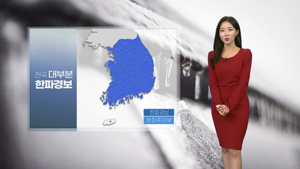 [날씨] 전국 대부분 한파경보...낮에도 바람 불며 체감기온 ↓ / YTN