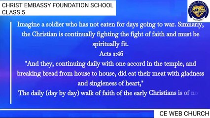 Foundation School - Class 5