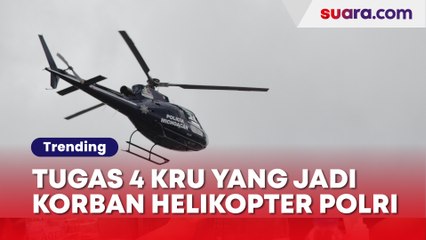 4 Kru Jadi Korban Helikopter Polri Jatuh di Bangka Belitung, Ini Tugasnya Dalam Perjalanan