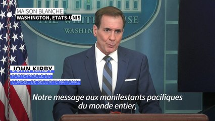 Manifestations en Chine: la Maison Blanche soutient "le droit de manifester pacifiquement"