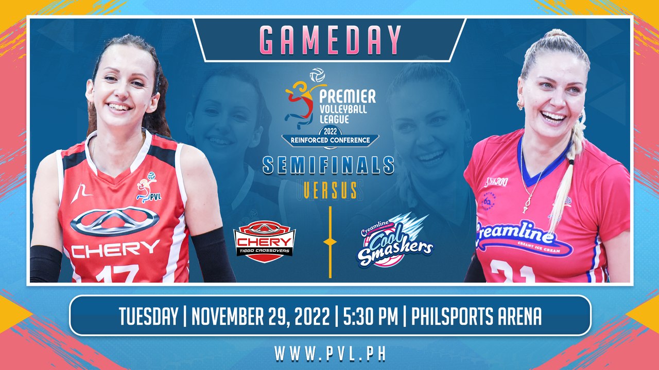 GAME 2 NOVEMBER 29, 2022 | CHERY TIGGO CROSSOVERS vs CREAMLINE COOL SMASHERS | SEMIFINALS OF 2022 PVL REINFORCED CONFERENCE