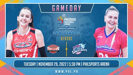 GAME 2 NOVEMBER 29, 2022 | CHERY TIGGO CROSSOVERS vs CREAMLINE COOL SMASHERS | SEMIFINALS OF 2022 PVL REINFORCED CONFERENCE