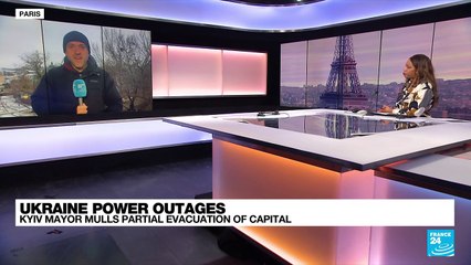 Ukraine power outages: Kyiv mayor mulls partial evacuation of capital