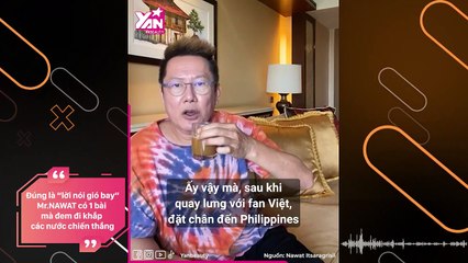 , đi đâu cũng nói có một bài nhưng xui thay fan Phillipines không quan tâm