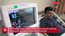 Doktorları şoke eden olay! Kilo aldığını sanıyordu gerçek şoke etti