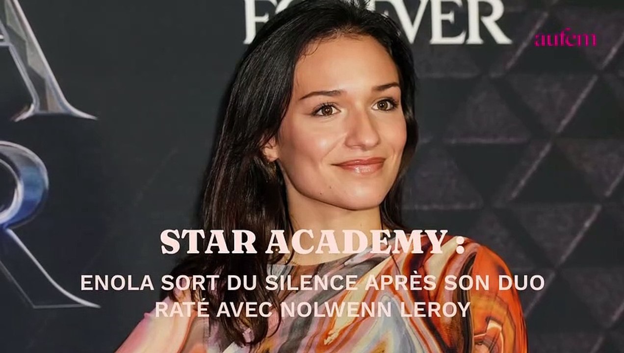 Star Academy : Enola sort du silence après son duo raté avec Nolwenn Leroy
