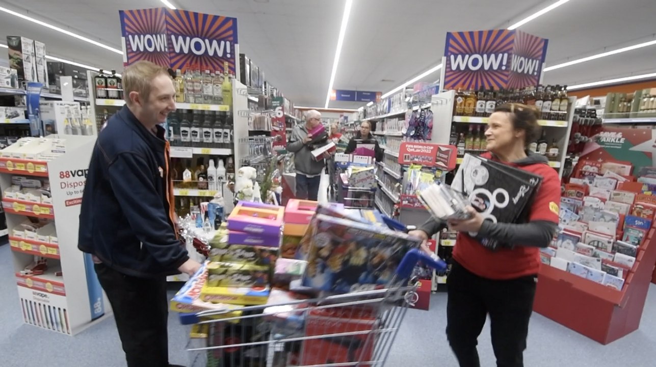 B&M Cottingley has donated gifts totalling £1,500 to Pulse 1 and Cash For Kids' annual Mission Christmas toy appeal