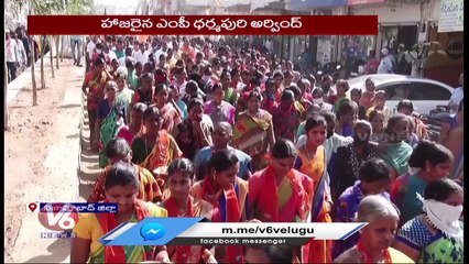 BJP MP Dharmapuri Arvind Fires On CM KCR _ V6 News