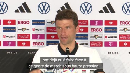 Allemagne - Müller ne voit "aucune nervosité" avant le match contre le Costa Rica
