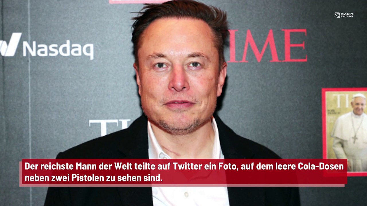 Elon Musk schläft mit zwei Pistolen auf seinem Nachttisch