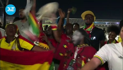 Fifa World Cup 2022: Ghana fans celebrate win over South Korea