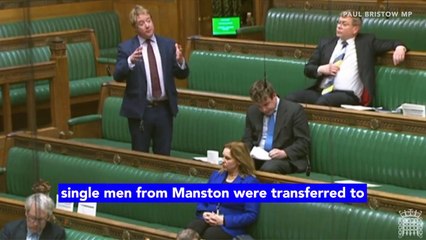 Paul Bristow address Commons over Great Northern Hotel