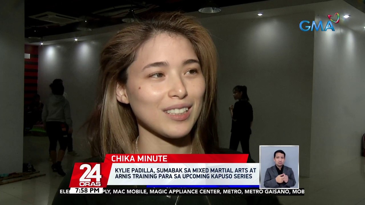 Kylie Padilla, sumabak sa mixed martial arts at arnis training para sa upcoming Kapuso series | 24 Oras